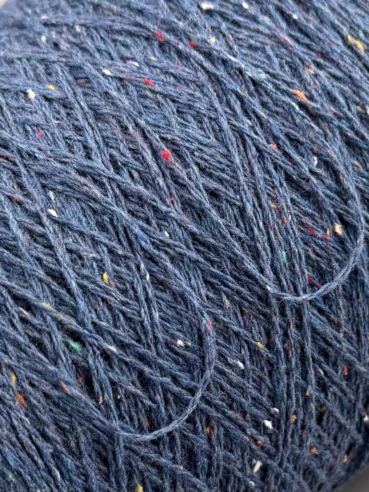 G&G Filati Tweedwool NM 3500 – Garn aus Merino & Seide Jeansblau